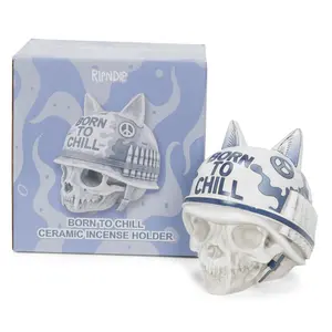 Born To Chill Ceramic Incense Holder (Indigo) Born To Chill Ceramic Incense Holder (Indigo)