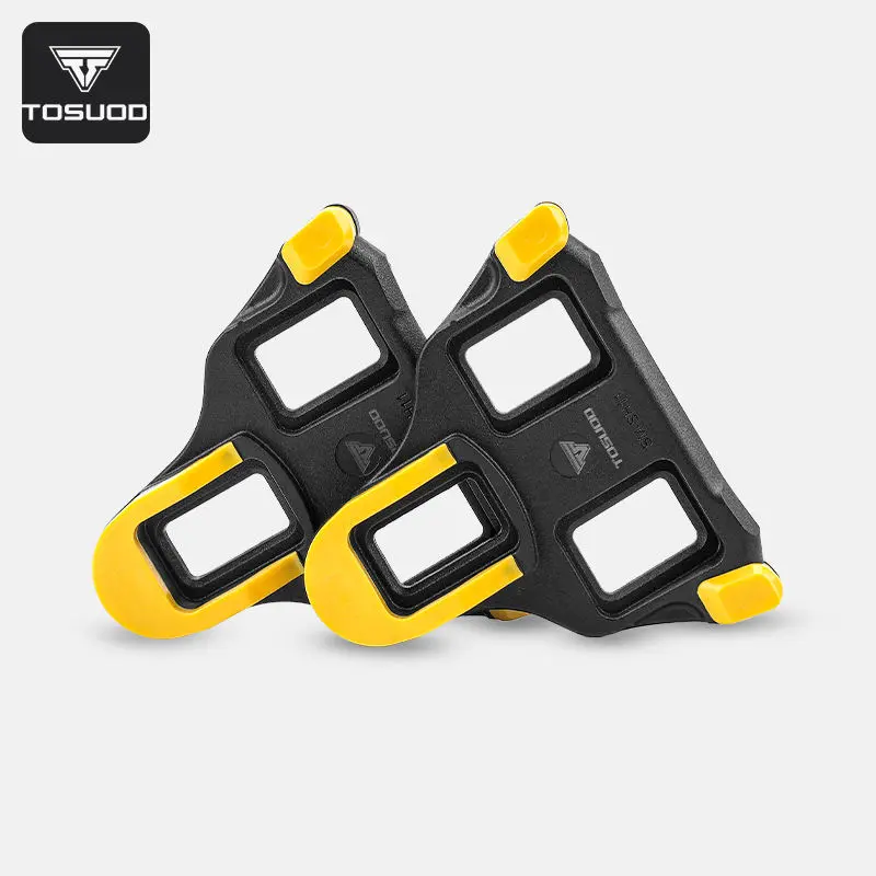 TOSUOD Bike Cleats SPD Compatible | Cycling Cleats for Shimano SPD Pedals | Adjustable 0-6 Degree Float Cleat Set for Road Bike MTB Indoor Cycling Shoes | Durable Anti-Slip Bicycle Cleats with Stable Locking Design for Efficient Pedaling Performance