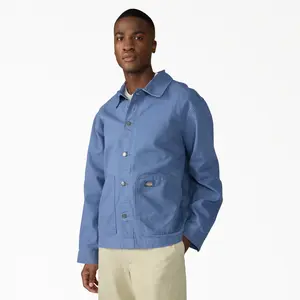 Dickies Unlined Canvas Barn Jacket, 100% Cotton Durable Canvas, Workwear Casual Layering Style