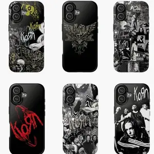Korn Tough Phone Case For iPhone 17 16 15 14 13 12 11, Samsung S25 S24 And More, Case Cover, Gift for fans V