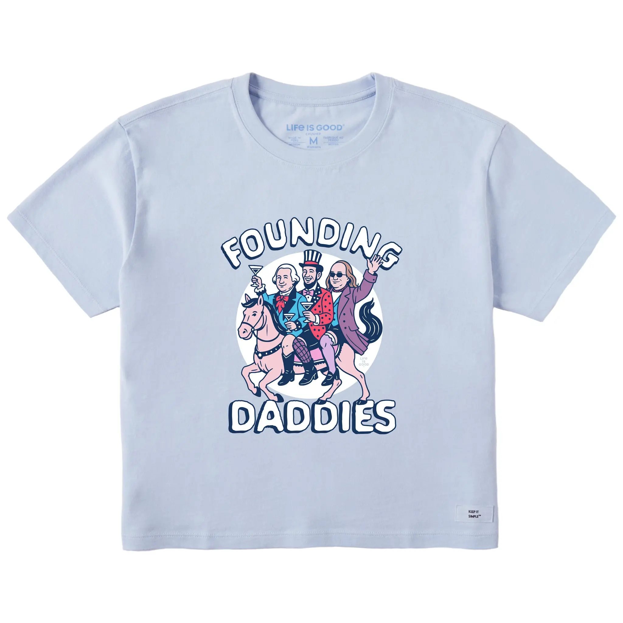 Women's Founding Daddies Short Sleeve Crusher Boxy Tee