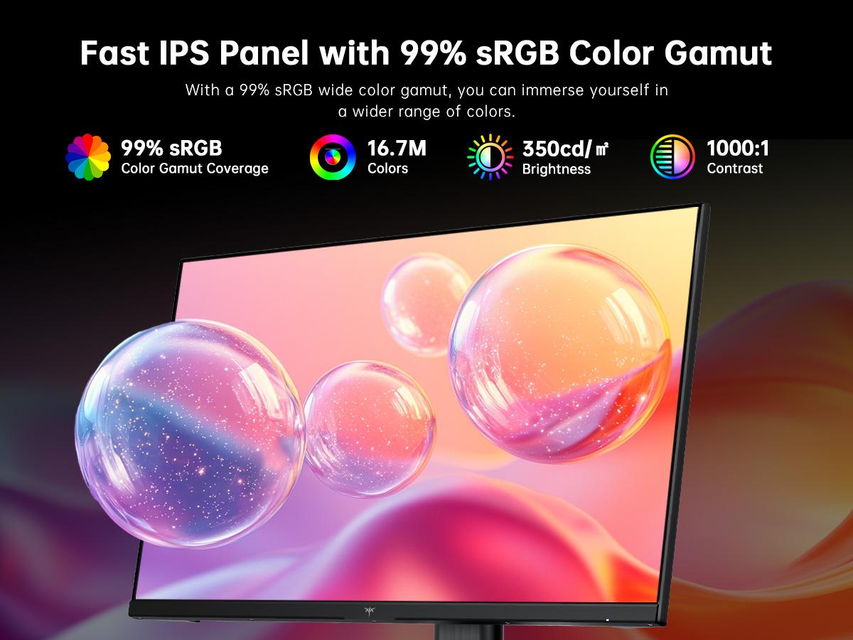 KTC 24.5" FHD IPS Native 300Hz(OC 320Hz), 240Hz 1ms Vertical Gaming Monitor, 1920*1080P Monitor With Height-adjustable Stand, H25Y7 KTC 24.5" FHD IPS Native 300Hz(OC 320Hz), 240Hz 1ms Vertical Gaming Monitor, 1920*1080P Monitor With Height-adjustable Stand, H25Y7