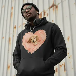 Men's Graphic Hoodie, Cute & Durable Print, Regular Fit, Easy Care, "a new start"-Style 47