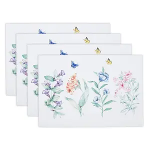 Lenox Butterfly Meadow Garden Placemats, Set of 4