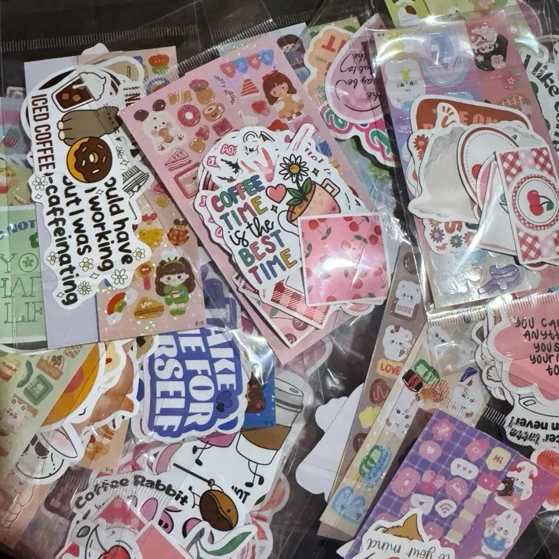 Assorted sticker packs 10pc Assorted sticker packs 10pc