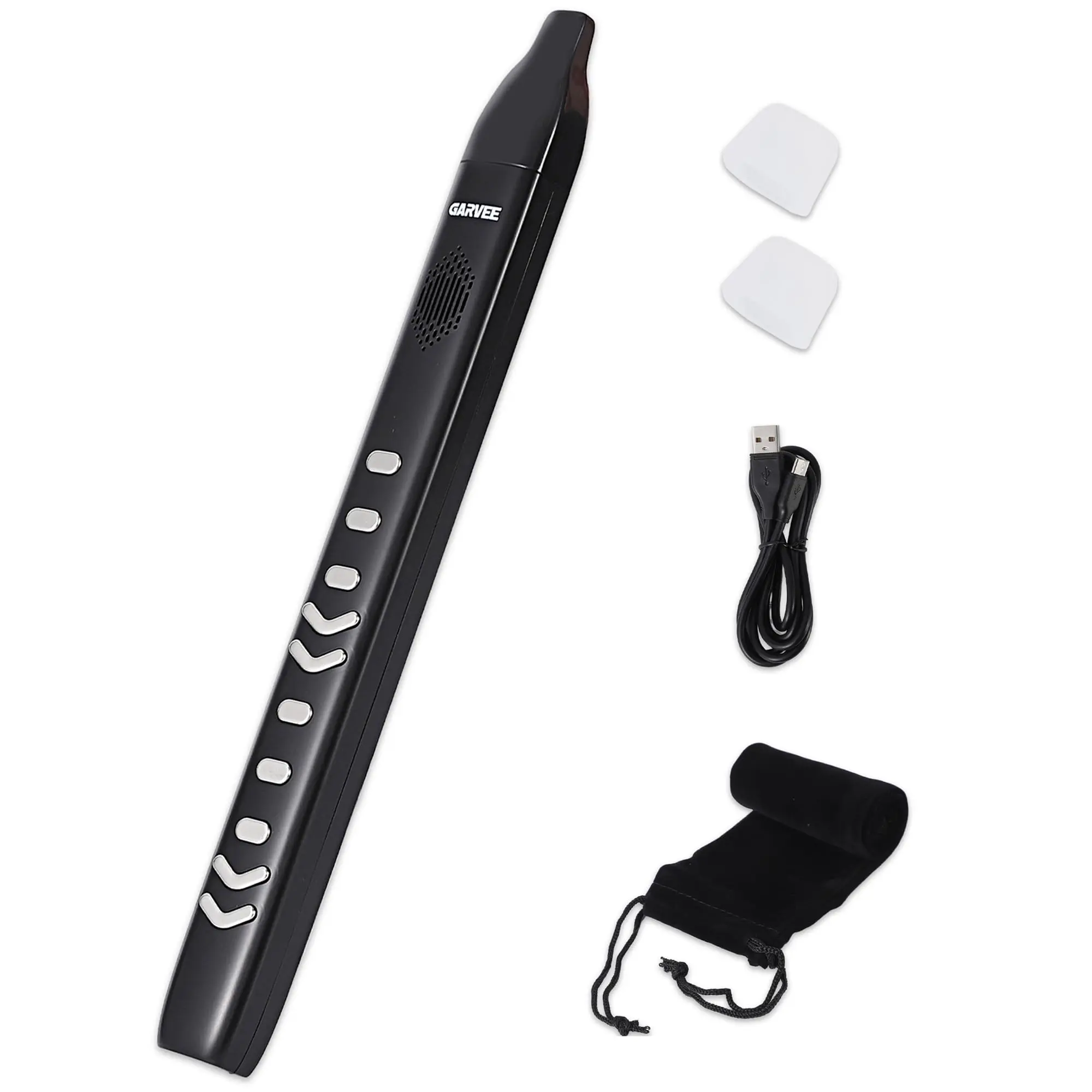 Electronic Saxophone - Portable Digital Wind Instrument with 10 Tones & 2 Fingering Modes, Rechargeable, Ideal for Beginners & Professionals Groove Time Musical