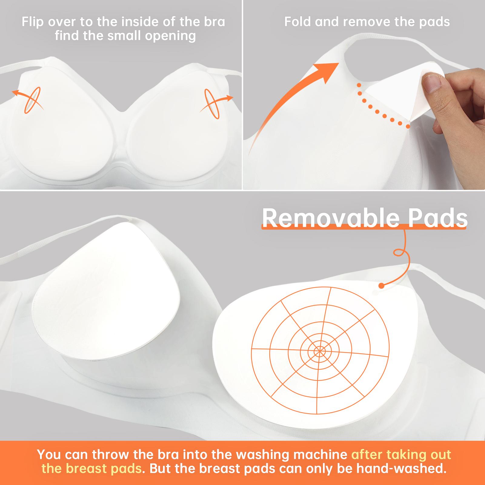 OEAK 2PCS Women Jelly Bras Breathable Adjustable Wireless Full Coverage Soft Everyday Seamless Bra No Underwire Comfort Bras Set