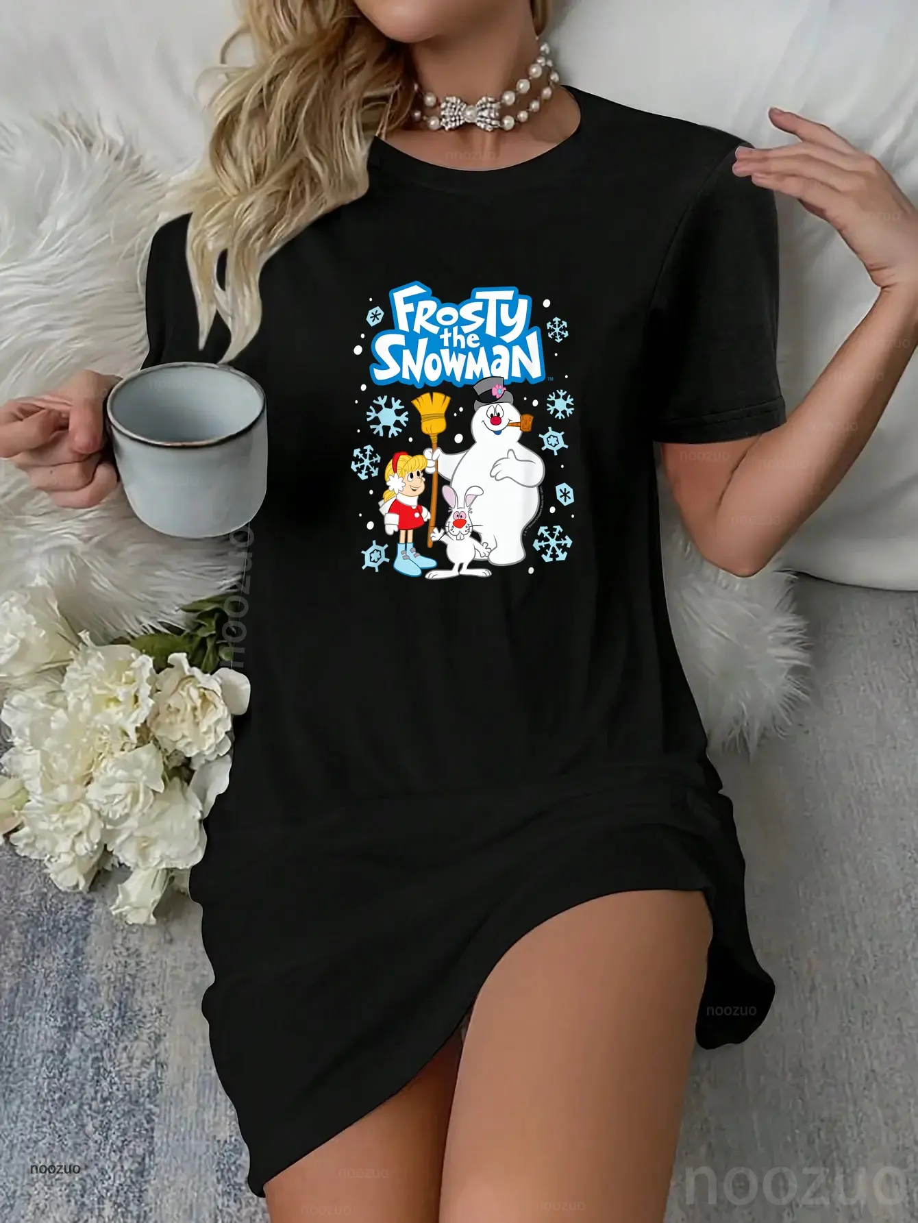 Frosty The Snowman - Frosty The Snowman Group Snowflakes Dress