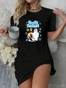 Frosty The Snowman - Frosty The Snowman Group Snowflakes Dress