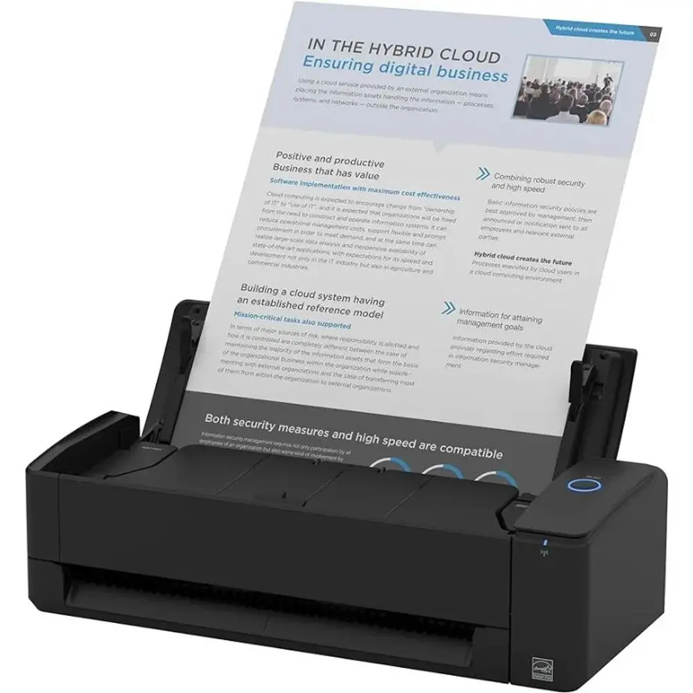 Ricoh ScanSnap iX1300 Compact Wi-Fi Scanner for PC and Mac (Black)