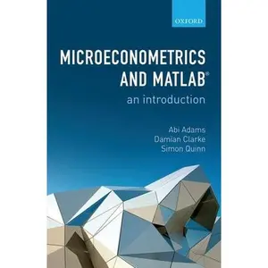 USED-Microeconometrics and Matlab: An Introduction by Adams, Abi (Paperback)