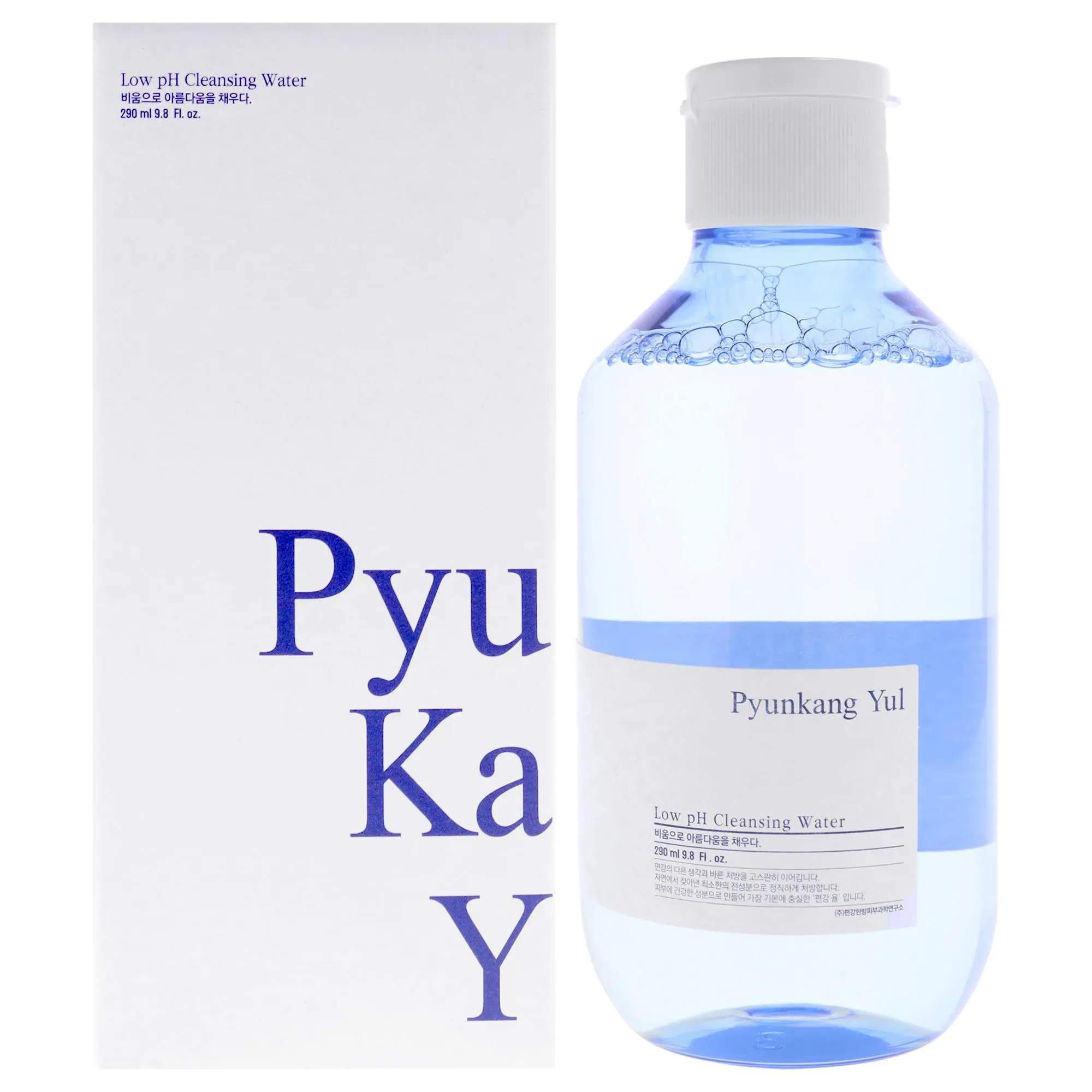 Pyunkang Yul Low pH Cleansing Water - Daily Gentle Unisex Facial Cleanser Bottle, Cleanses Skin - 9.8 fl oz