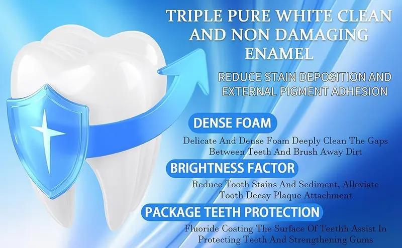 Beamach Hydroxyapatite Toothpaste-2PCS new experience Whitening Stain-Removing Sensitive Teeth Tablets breath prevent tooth loss oral care natural ingredient gentle care repair  nano nonfluoride fixa toothpaste  kids  cap  powder flavored smile hello  pro