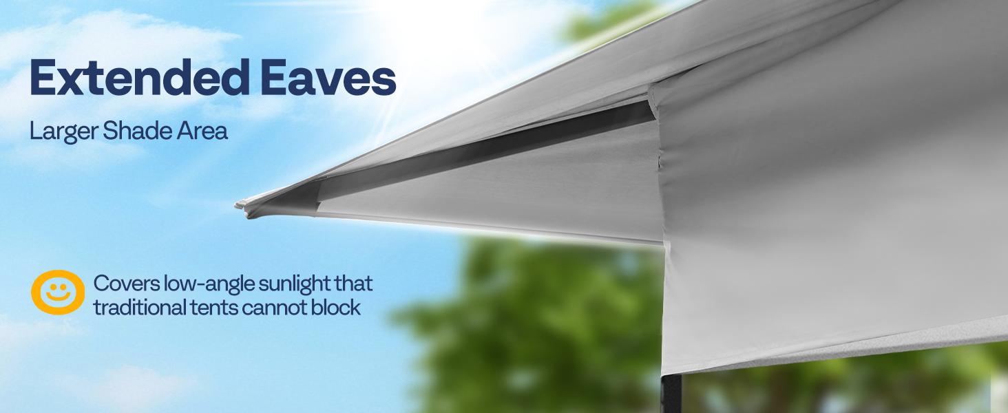 VIVOHOME 13 x 13 FT Pop Up Canopy Tent One Push Setup Outdoor Portable Shelter Tent Heavy Duty with Wheel Carry Bag and 4 Sandbags, 169 Square Feet of Shade