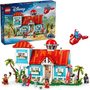 LEGO Disney Lilo and Stitch Beach House Building Toy (43268)