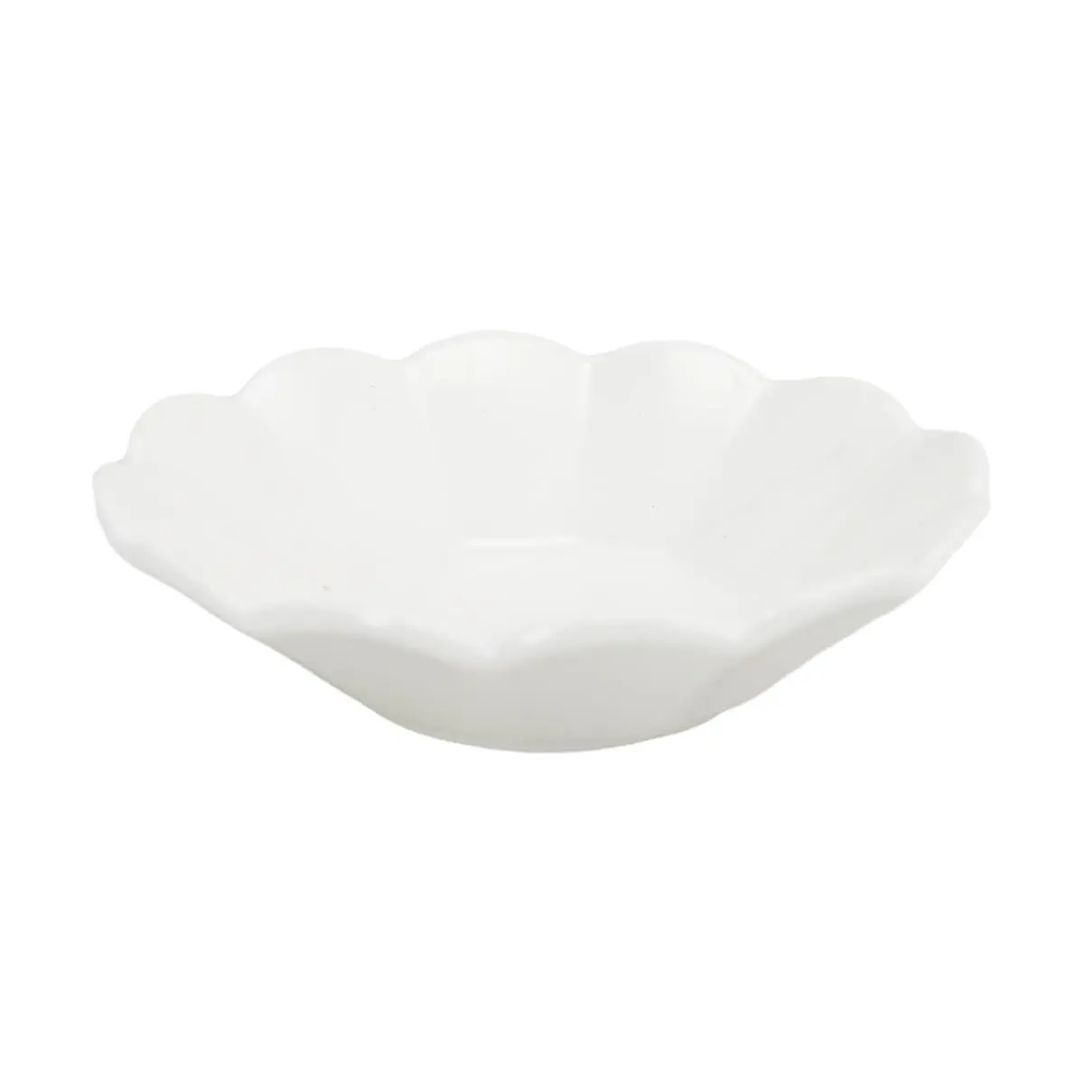 ERATO MOI Korean Ceramic Small Appetizer Plates - 13cm Round Dessert Dishes for Kitchen & Serving