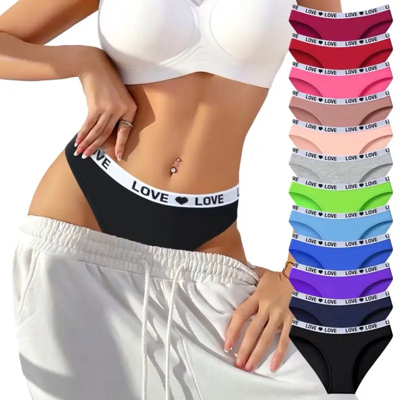 Hotcom women ‘s cotton hipester briefs 15park soft breathable  fabrics everyday