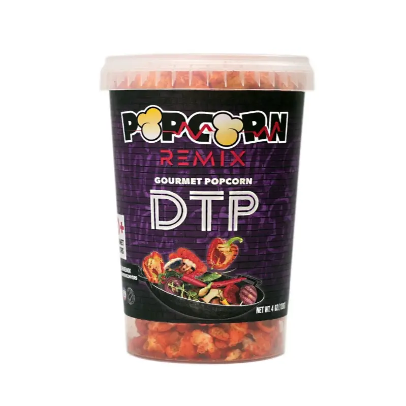 Gourmet DTP Popcorn Snack - Tangy Barbecue, Chili Lime Flavors, Low Sugar Cheese Crunch, Ideal for Party Snacks, Watch Party Treats