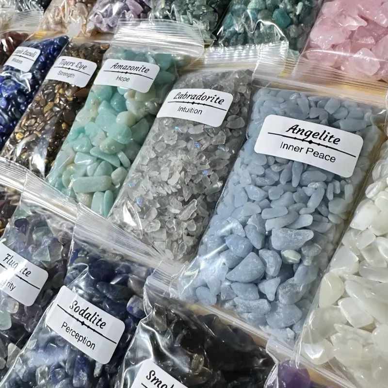 Gemstone Crystal Chips | Natural Crystal Chips | Gemstone Chips by the Bag Gemstone Crystal Chips | Natural Crystal Chips | Gemstone Chips by the Bag