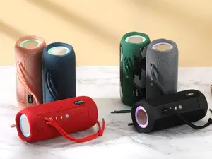 TG227 Portable Wireless Bluetooth Speaker with LED Light Show, FM Radio, AUX, TF Card & USB Flash Drive Support, IPX5 Waterproof — Perfect for Outdoor Travel and Home Leisure, a Must-Have for Trendsetters, Fashionable High-End Rap