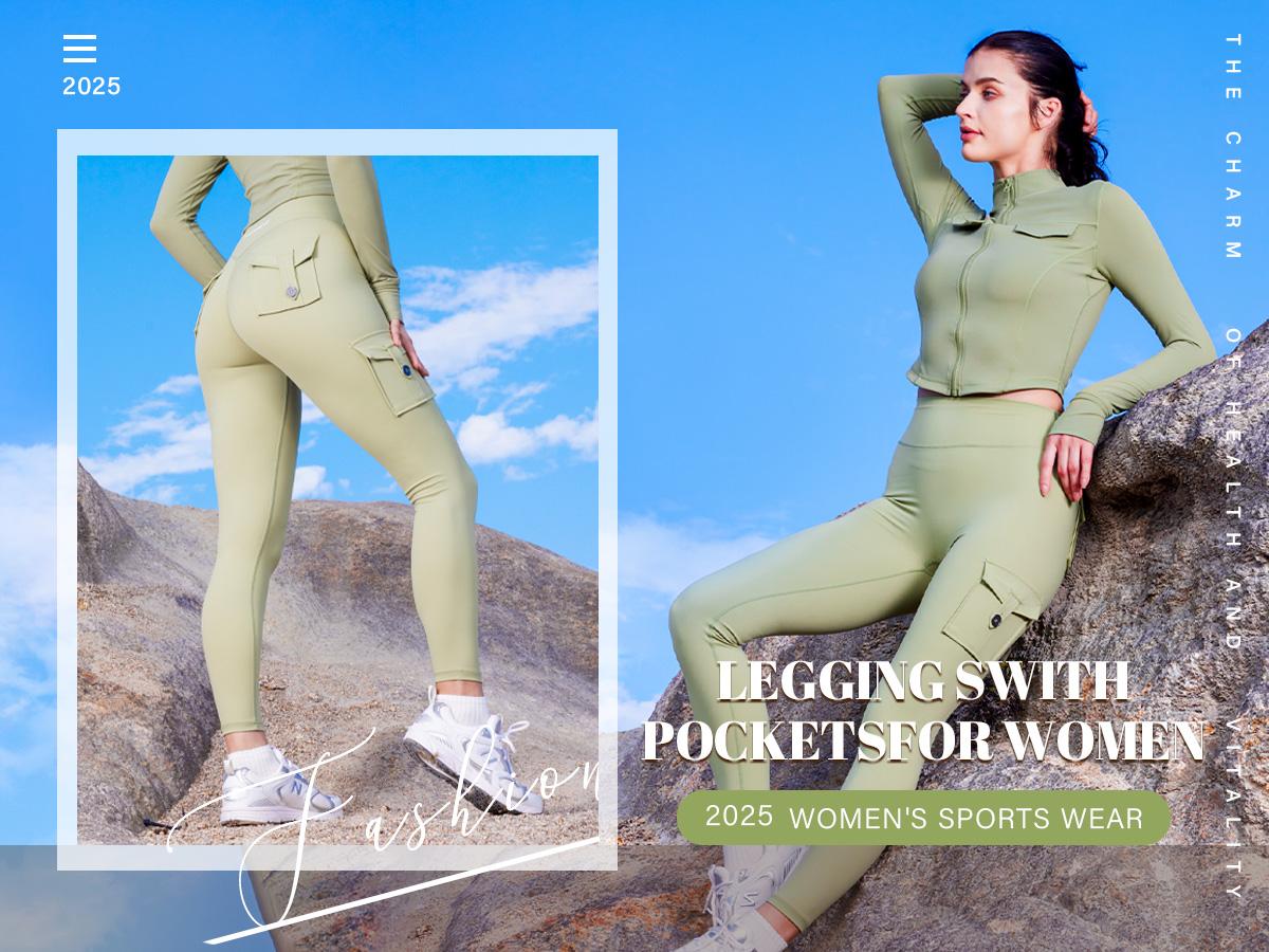 YEOREO Leggings with Pockets for Women Charm Leggings Workout Leggings for Women V Cross Waist Butt Lifting Gym Yoga activewear exercise walking Sports Bottoms Fitness Training Pant