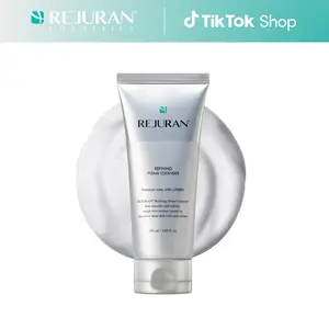 REJURAN Refining Foam Cleanser, c-PDRN – Hydrating & Gentle for Smoother, Clearer Skin, Minimizes Pores & Balances with Hyaluronic Acid & Tanin Complex, Korean Skin Care (4.05 fl oz)