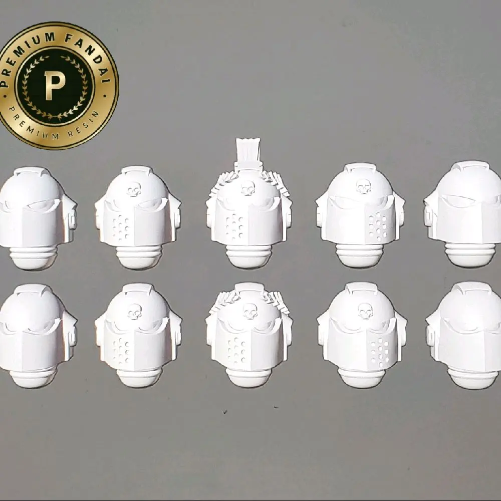 x10 Crusade Champion Helmet Set Prime Marines Of Space