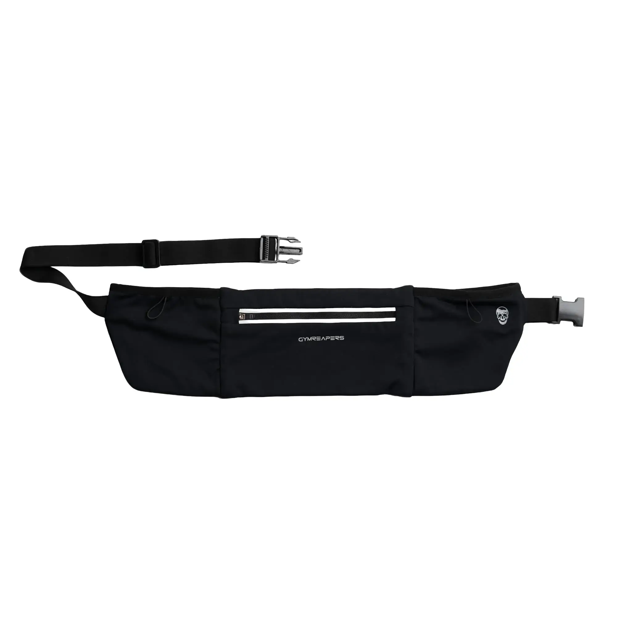 Gymreapers Stryda™ Run Belt Low-Profile Dual-Zone Storage Adjustable Buckle Reflective Details for Distraction-Free Running