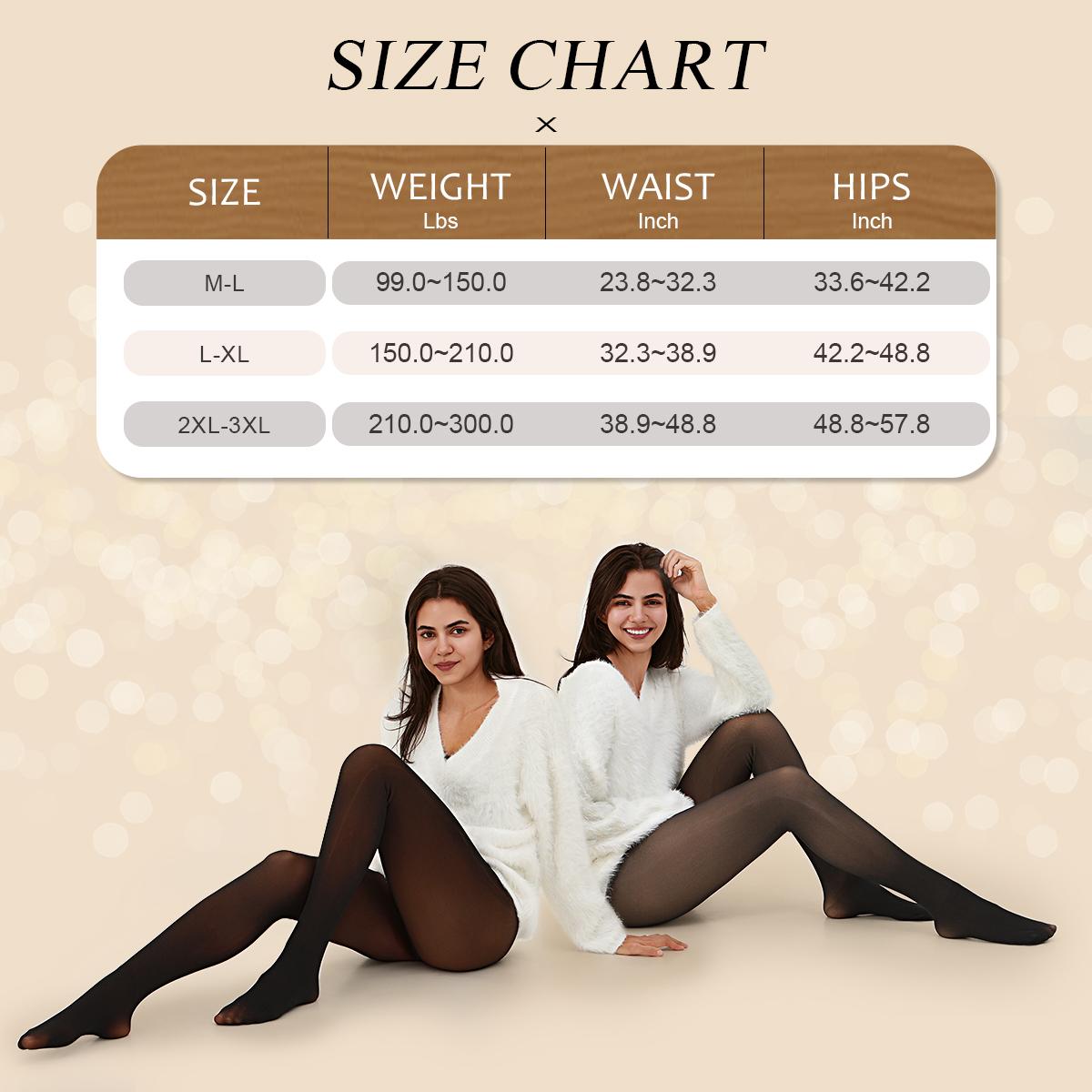 Tivira Fake Translucent Fleece Lined Tights - Original Sheer Nude Skin Effect Winter Thermal Leggings, High Waisted Slimming Tummy Control Pantyhose, 5 Available Colors, Size M L XL 2XL, Indestructible Quality $100 Guarantee, One Seam Design, Warm Tights Tivira Fake Translucent Fleece Lined Tights - Original Sheer Nude Skin Effect Winter Thermal Leggings, High Waisted Slimming Tummy Control Pantyhose, 5 Available Colors, Size M L XL 2XL, Indestructible Quality $100 Guarantee, One Seam Design, Warm Tights