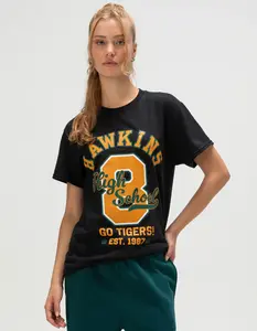 STRANGER THINGS Womens Boyfriend Tee