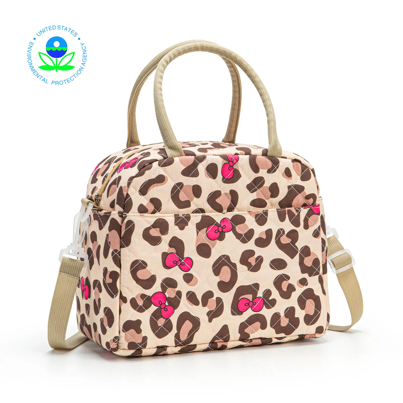 MEXS 2026 Lunch Bag for Women Reusable Lunch Box Quilted Puffer Large Capacity Insulated Cooler Tote Bags Work Travel Picnic