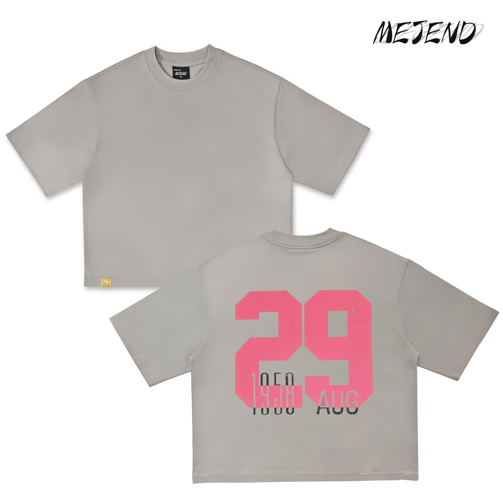 12oz Max Heavyweight Oversized Short Sleeve, 100% Cotton Cropped Tee, Casual Crewneck Tshirt, Mens Graphic Tees, MeJend Boxy tee