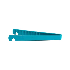 Toaster Tongs with Integrated Oven Rack Pusher/Puller