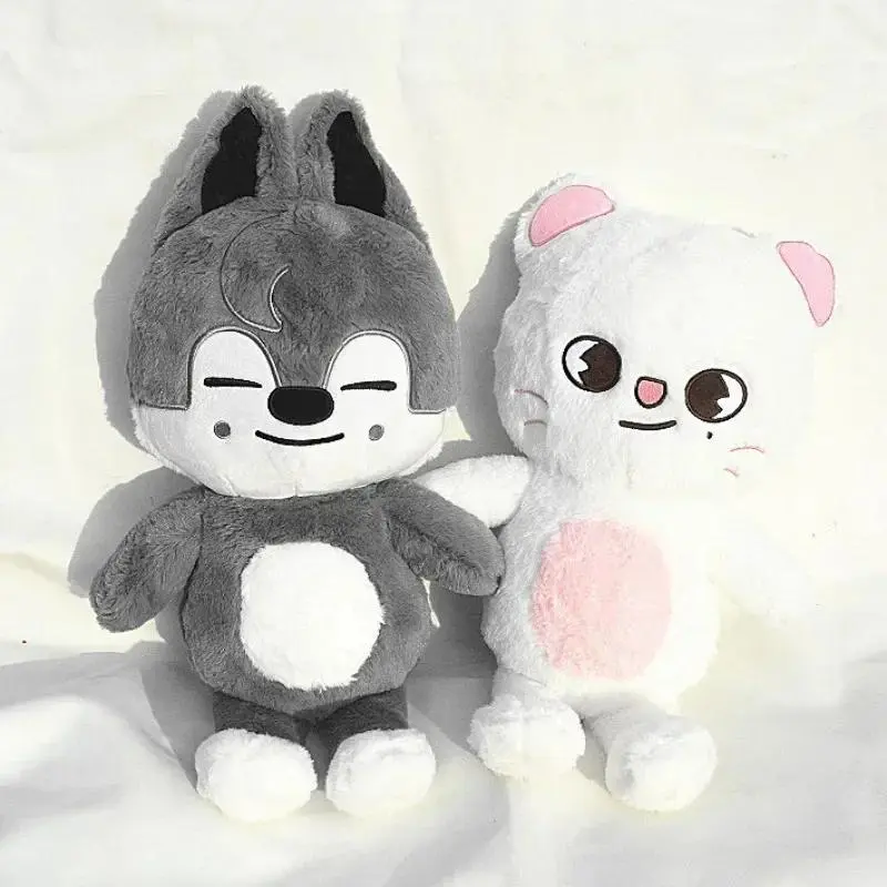50cm Wolf Plush Toy - Super Soft Fluffy Soft Huggable Stuffedtoy, Cute Collectibles Plushies, Unisex Stuffed Animal Gift for Room Decoration & Pretend Play