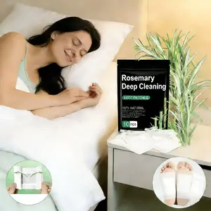 Detox Foot Pads -Deep Cleansing Foot Patchesfor Women Man, Natural Ingredients toImprove Your Sleep-Charcoal,Ginger Powder,Bamboo Vinegar