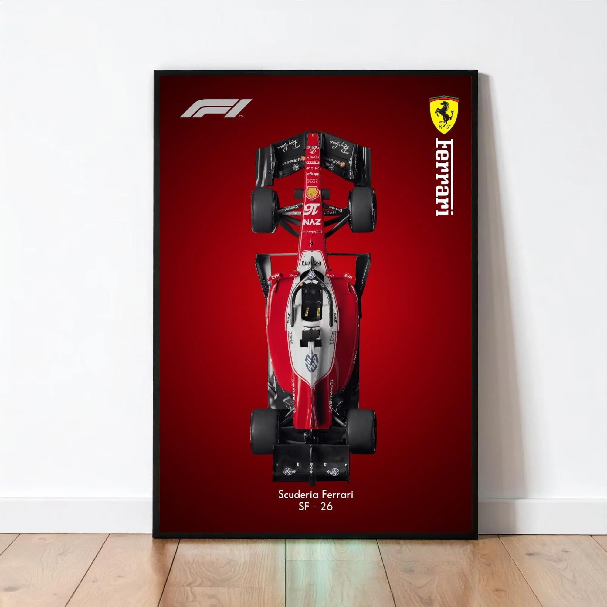 2026 F1 Grid Artistic Satin Posters-Prints, Minimalist Gradient Race Car Artwork, Wall Decor for Home Rooms, Ideal Gift