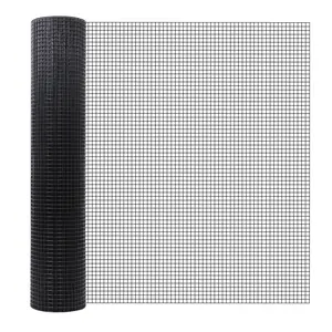 PVC Coated Hardware Cloth 1/2 Inch 48 x 100 Ft Metal Mesh Wire Fence Roll