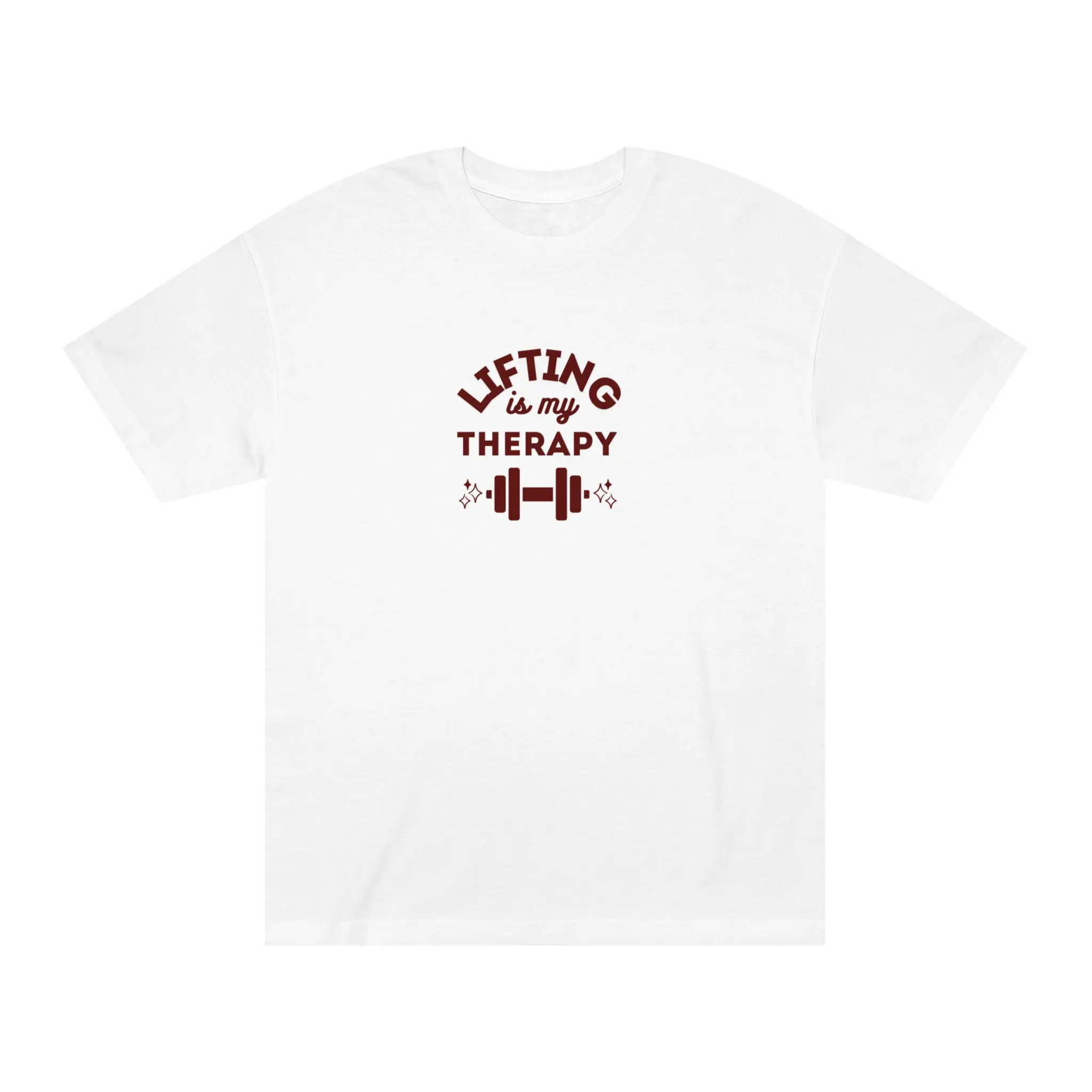Lifting Is My Therapy T-Shirt | Weightlifting Barbell Fitness Tee