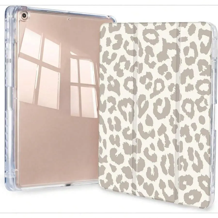 This leopard-patterned, foldable, non-slip TPU protective case features an adjustable stand and pencil holder , and is suitable for Samsung, iPad mini, iPad Air, iPad Pro/iPad 10th and 11th generation iPads.