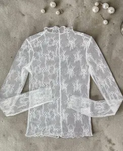 Lace Whisper Long‑Sleeve Top