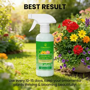 Bloom Booster Plant Food – Liquid Fertilizer for More Flowers, Bigger Buds & Healthy Plants