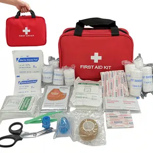 160 Piece First Aid Kit, Premium Waterproof Compact Trauma Medical Kits for Any Emergencies, Ideal for Home, Office, Car, Travel, Outdoor, Camping, Hiking, Boating,Gift for Families