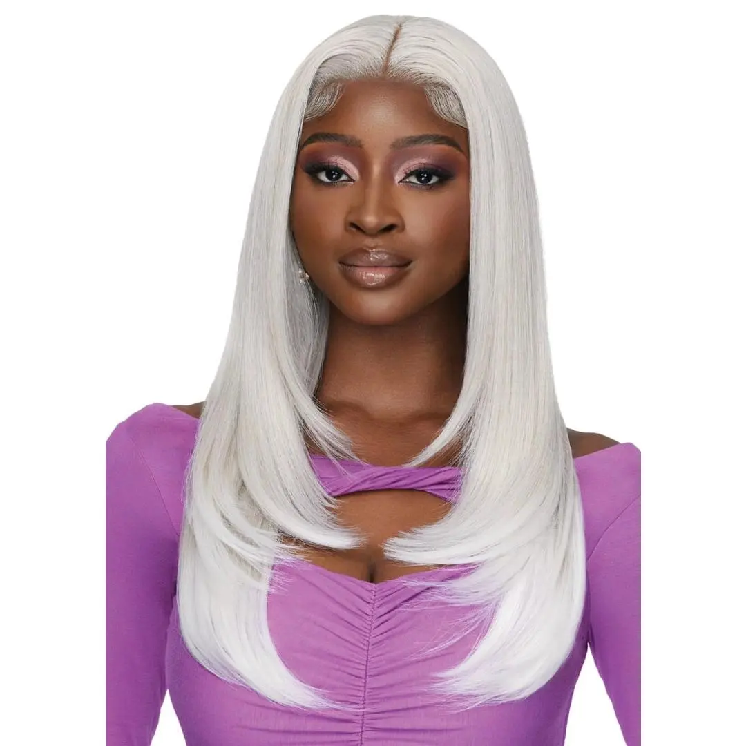 Outre Perfect Hairline Swoop Series Frontal Lace 13"x 4" HD Transparent Lace Front Wig Swoop 1