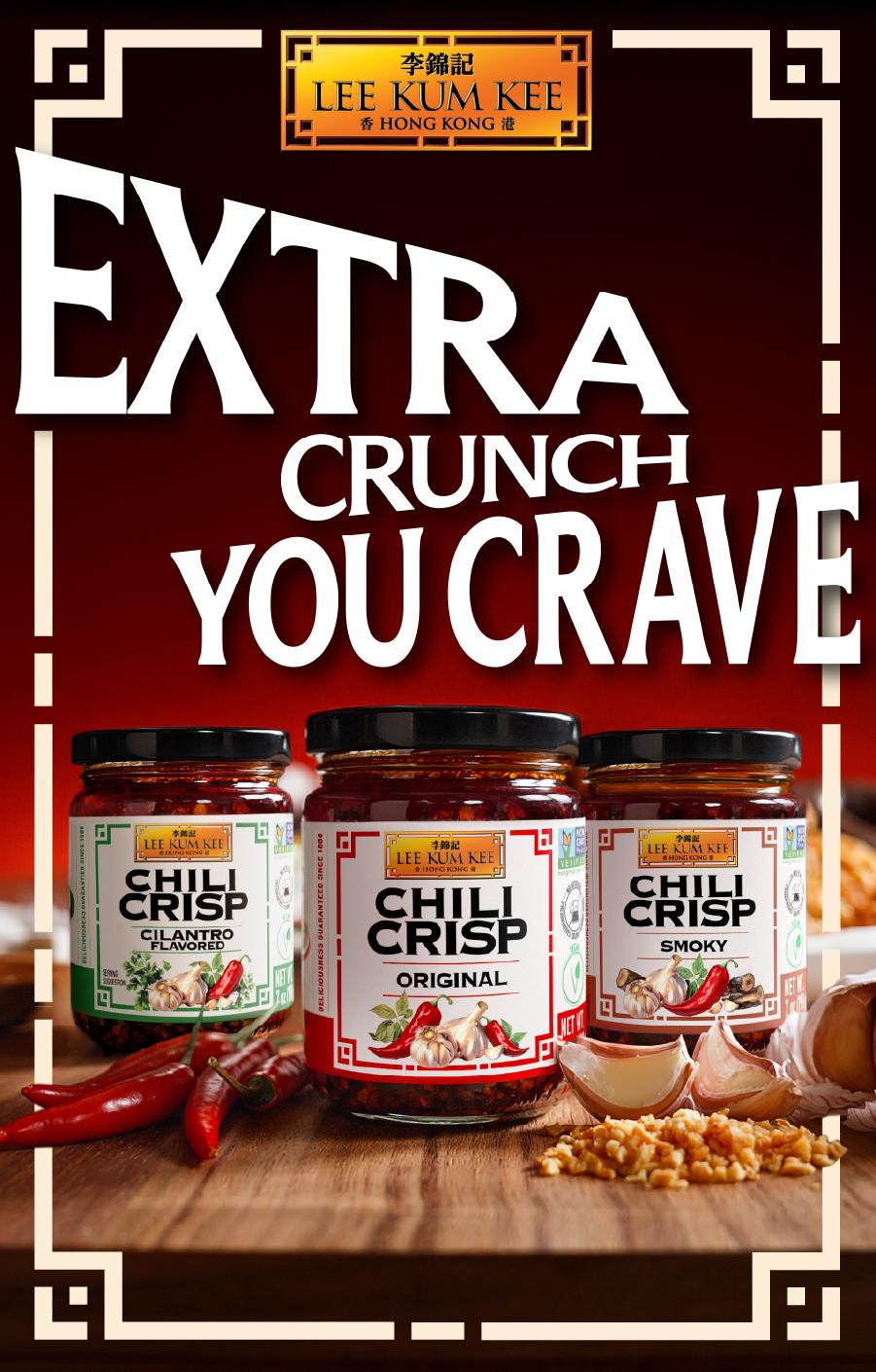 Lee Kum Kee Chili Crisp Original - Spicy, Crunchy & Flavorful Chili Oil