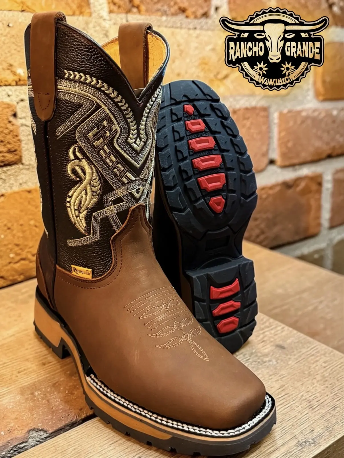 Oil & Slip Resistant Men's Boots / Bota para Hombre Resistente a Resbalones y Aceite