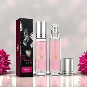 Elegant Venom Pheromone Perfume \ .Roll-On Seduction Fragrance Oil Attracts men with a long-lasting blend of vanilla and musk pheromones. Apply discreetly to confidently radiate romantic charm.Charm Enhancer.Fruity Sweet Floral