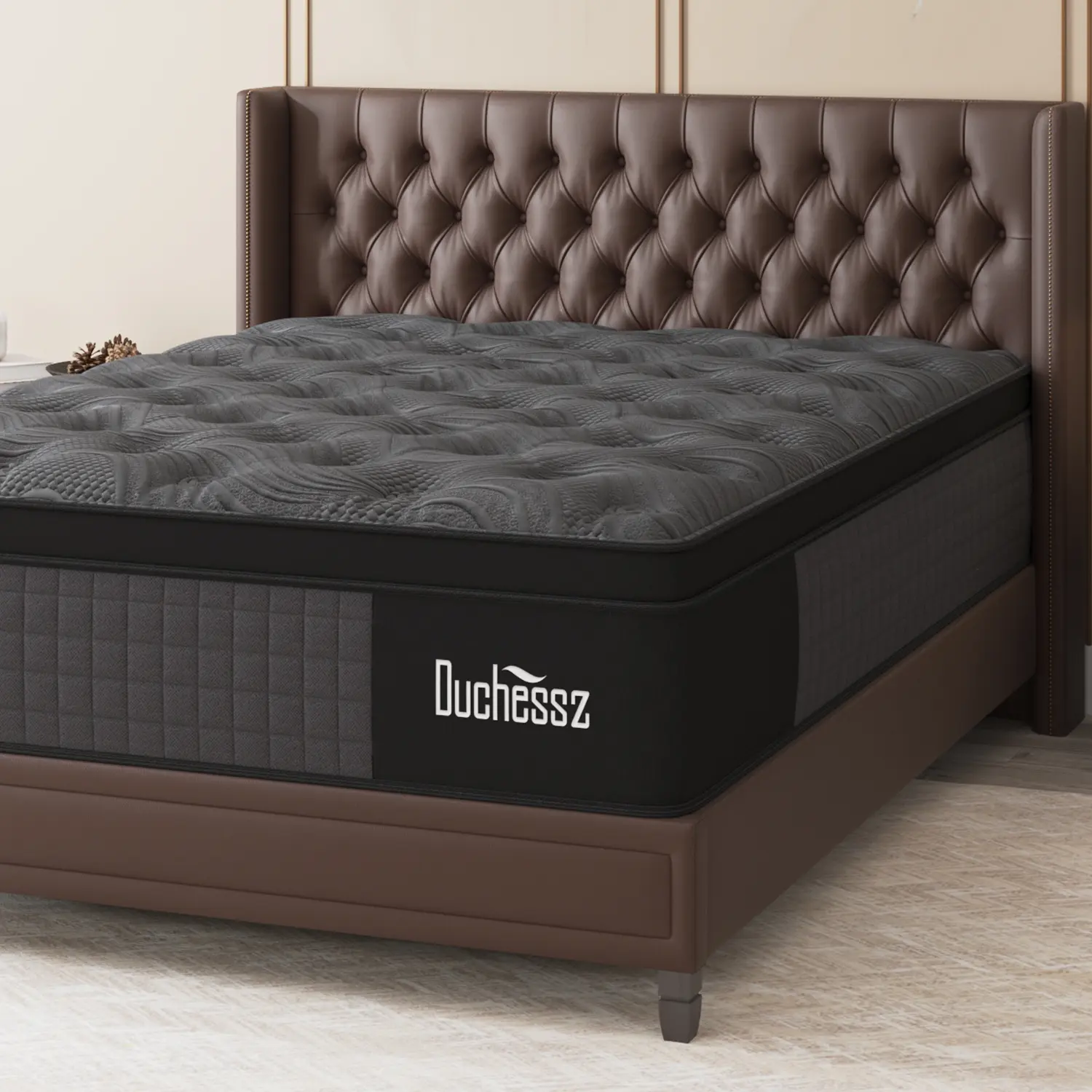 Twin Full Queen King Mattress, 10"12"14" Hybrid Mattress with Gel Memory Foam and Individually Pocket Innerspring Euro Top Mattresses Medium Firm for Motion Isolation, Edge Support, 100 Night Trial