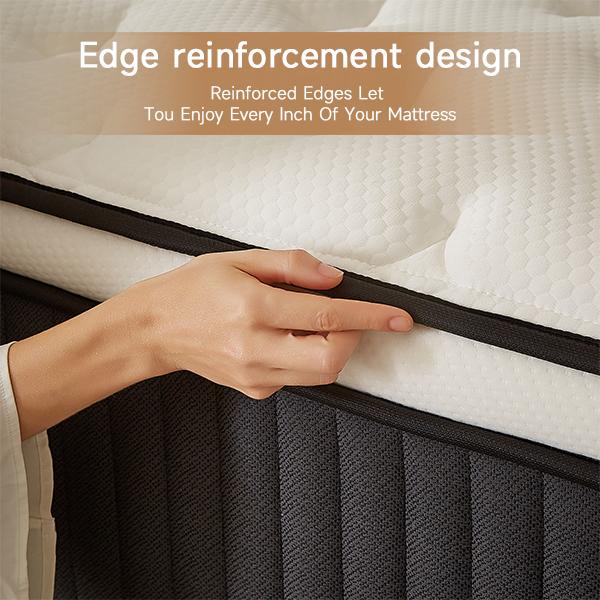 Clearance Sale | Final Stock | Hybrid Mattress 2.0 10–14 Inch Mattress in a Box, Memory Foam & Individual Pocket Springs, Motion Isolation, Pressure Relief, Queen Bed Mattress