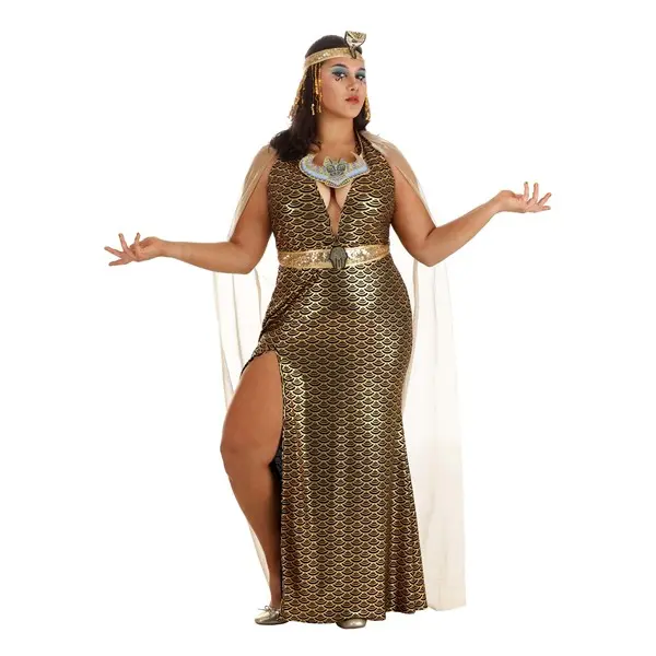 Women's Plus Size Commanding Cleopatra Costume Dress