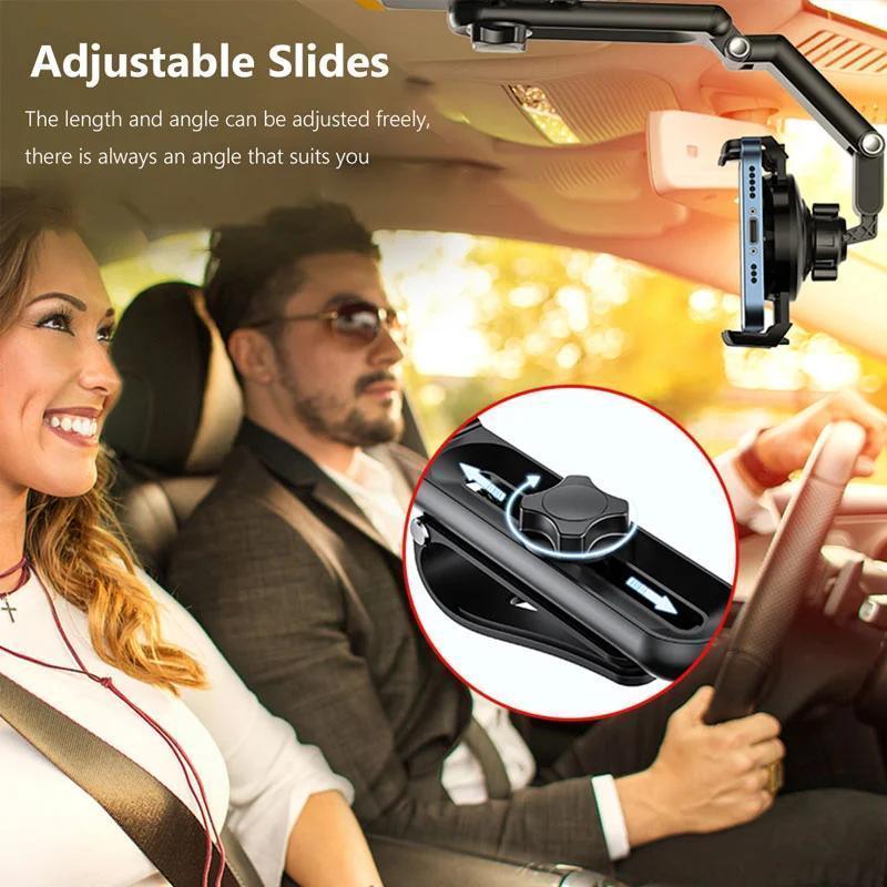 1080 °     Multi-Function Sun Visor Car Phone Holder 360 °     Rotate Retractable Universal